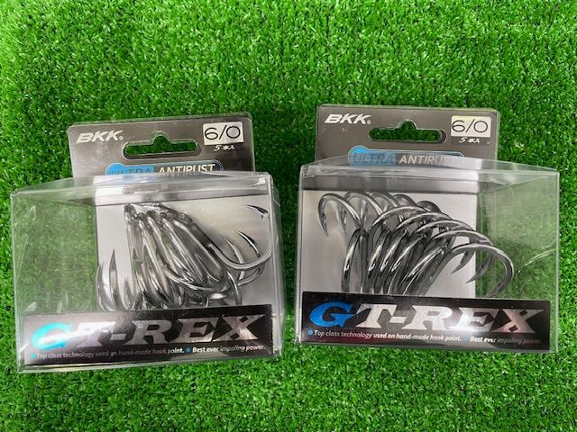 新品　BKK GT-REX 　6/0　 5本入り　バーブあり　2個セット　（三田店）