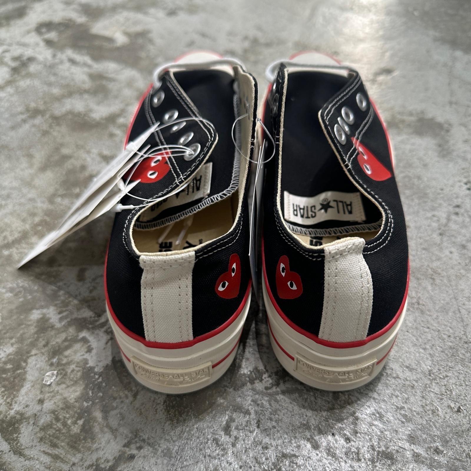 参考上代25300円 CONVERSE × PLAY COMME des GARCONS All Star Low