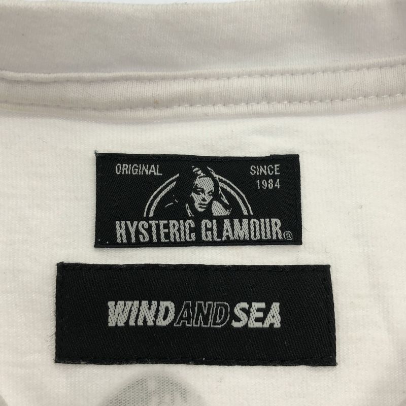 中古】WIND AND SEA×Hysteric Glamour 20SS クルーネック バック