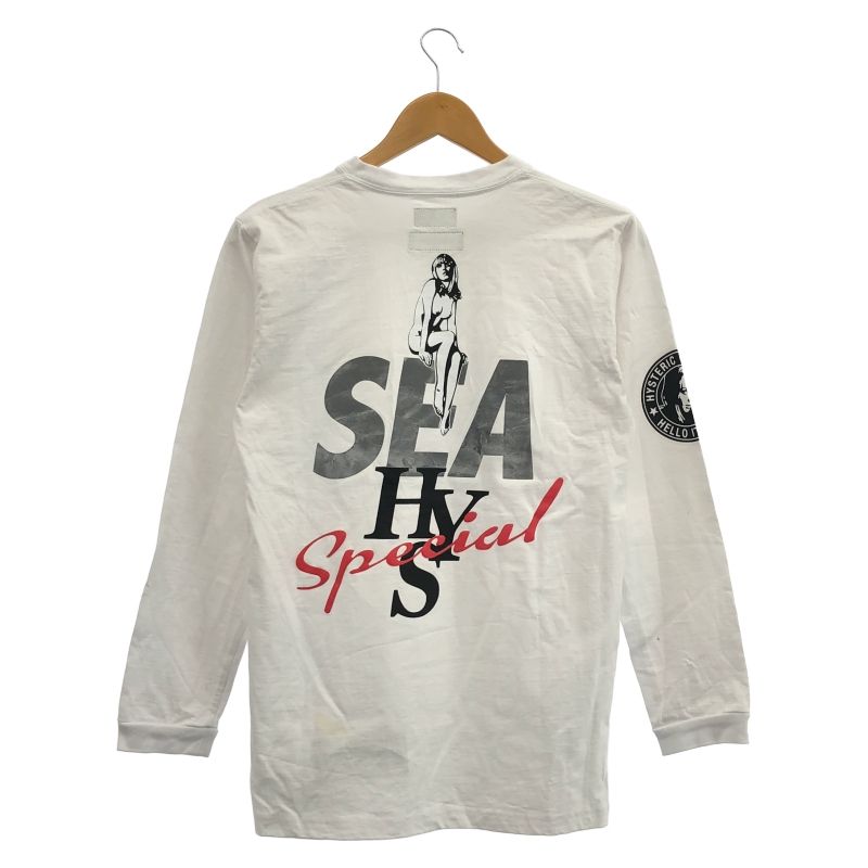 中古】WIND AND SEA×Hysteric Glamour 20SS クルーネック バック