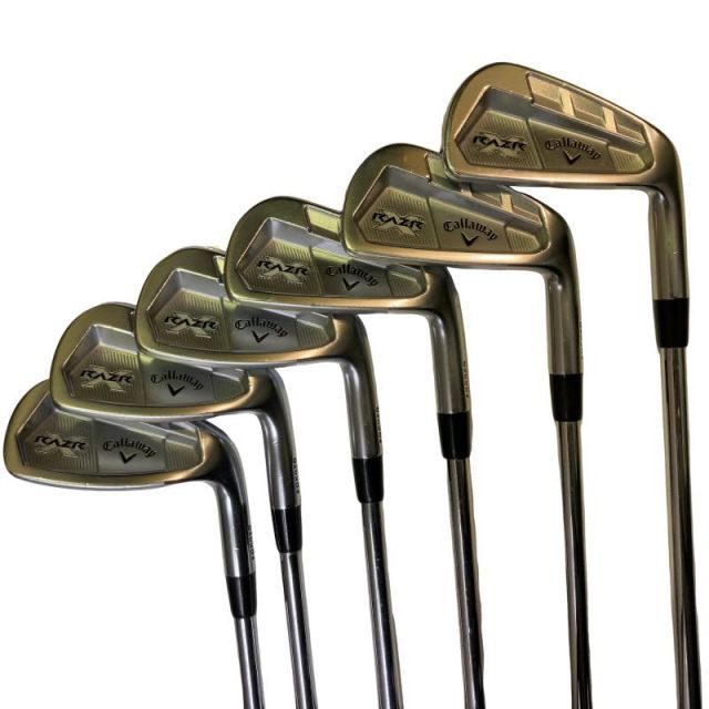 中古】 キャロウェイ RAZR X FORGED 6S USA アイアンセット IR RIFLE 