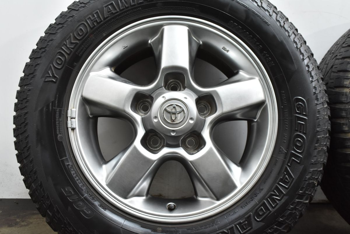 交換用に】トヨタ 100 ランドクルーザー 純正 18in 8J +60 PCD150 