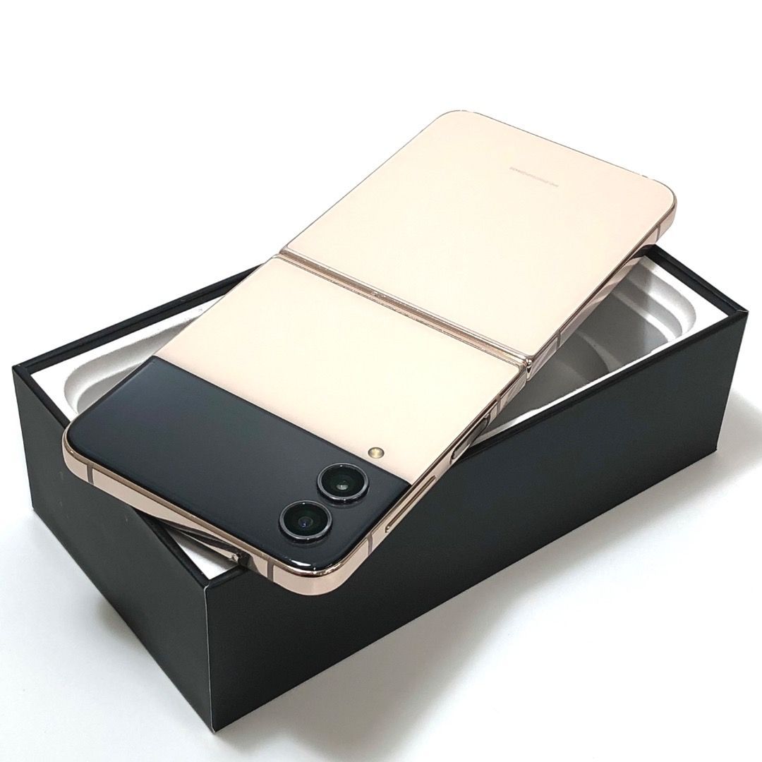 ジャンク品 Samsung Galaxy Z Flip 4 ピンクゴールド 公式ECサイト