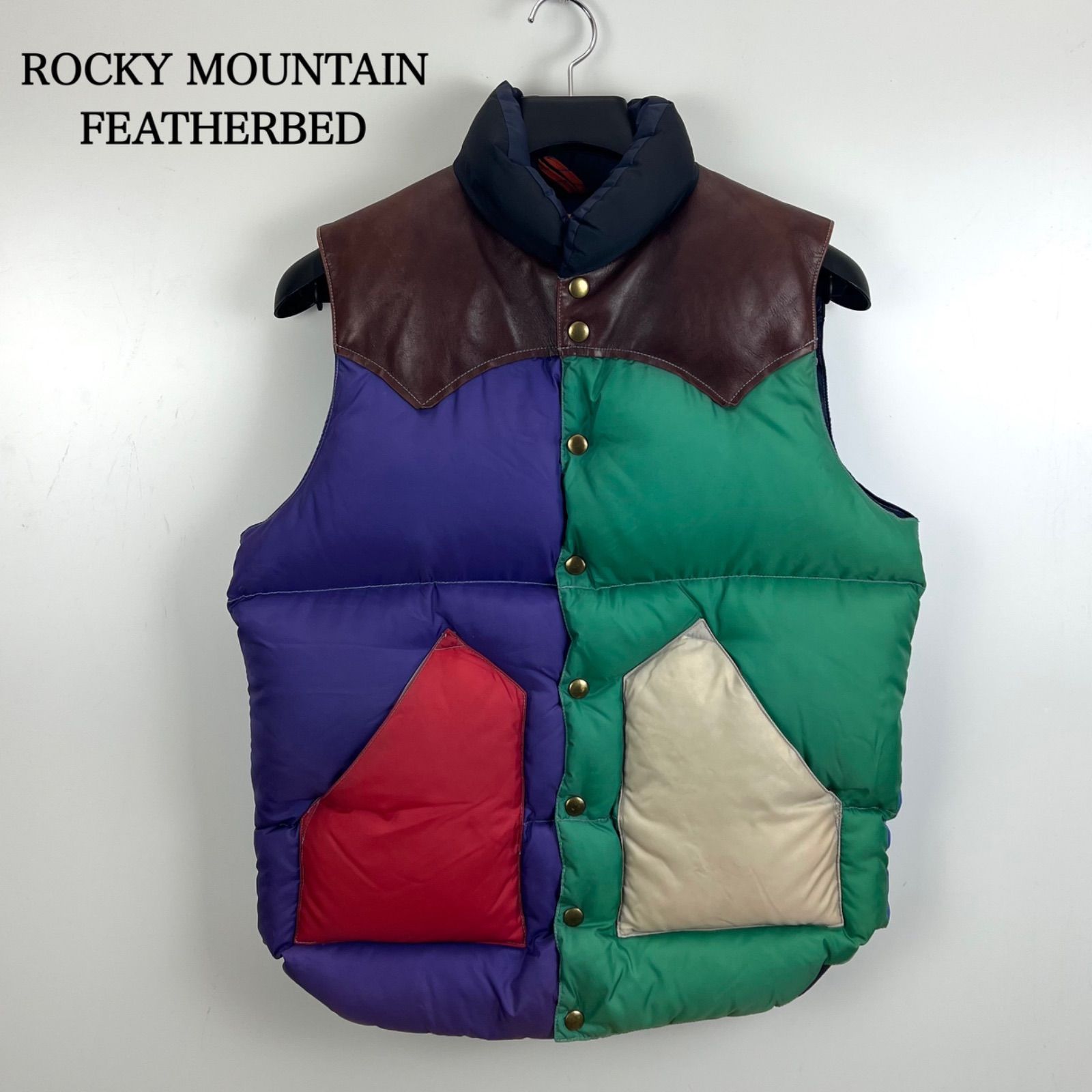 ROCKY MOUNTAIN FEATHERBED RMFB BEAMS crazy down vest 40 L ロッキー 