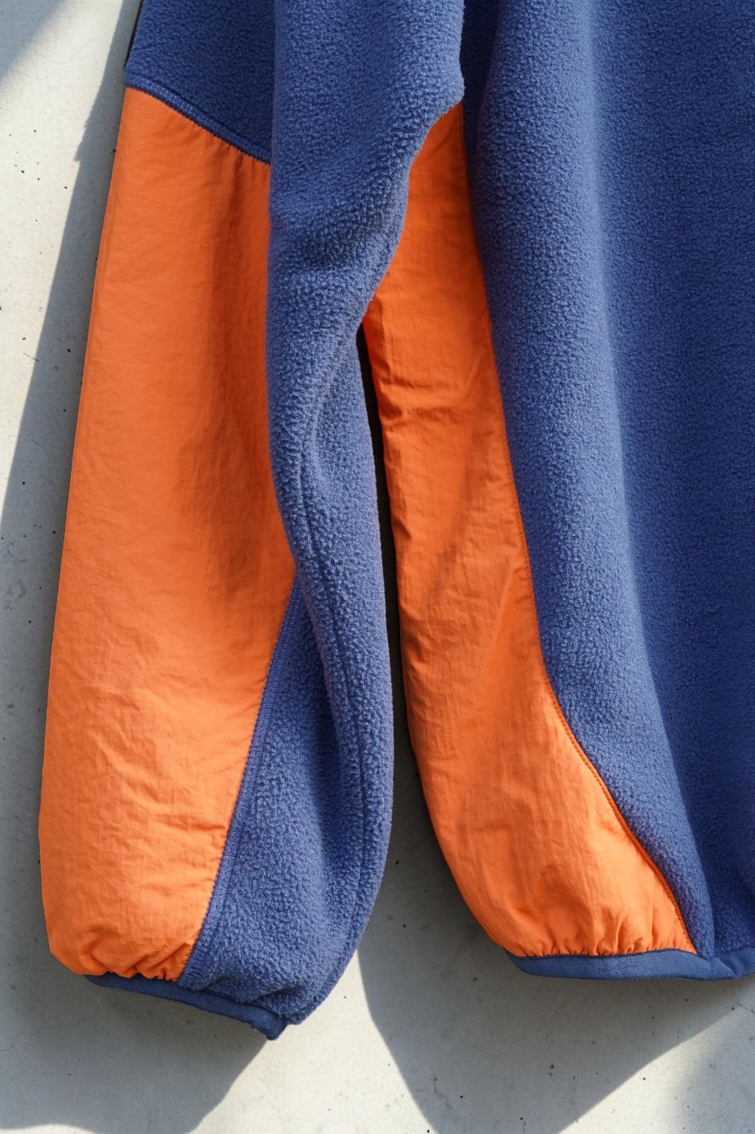 PALACE Polartec SHELL FLEECE JACKET M ネイビー オレンジ パレス