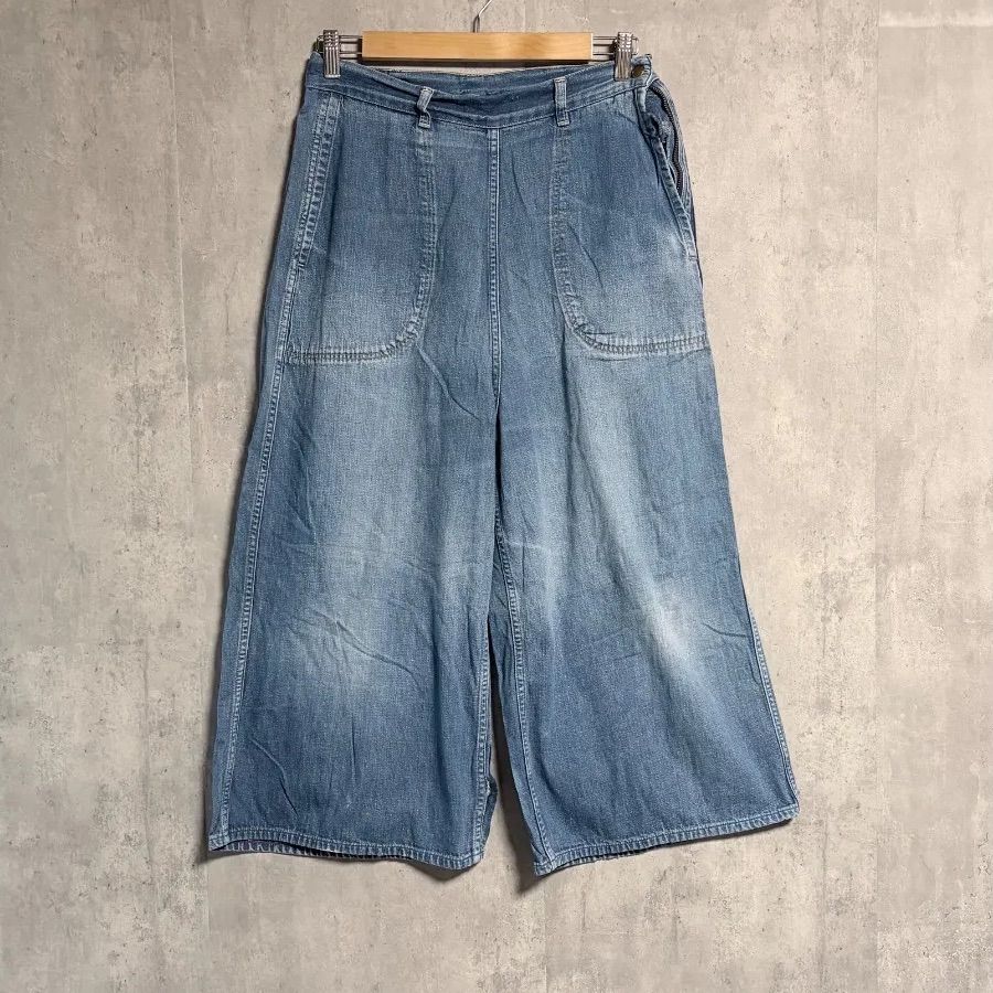 orSlow オアスロウ デニム キュロット パンツ L(3)｜ペインター ワイド 
