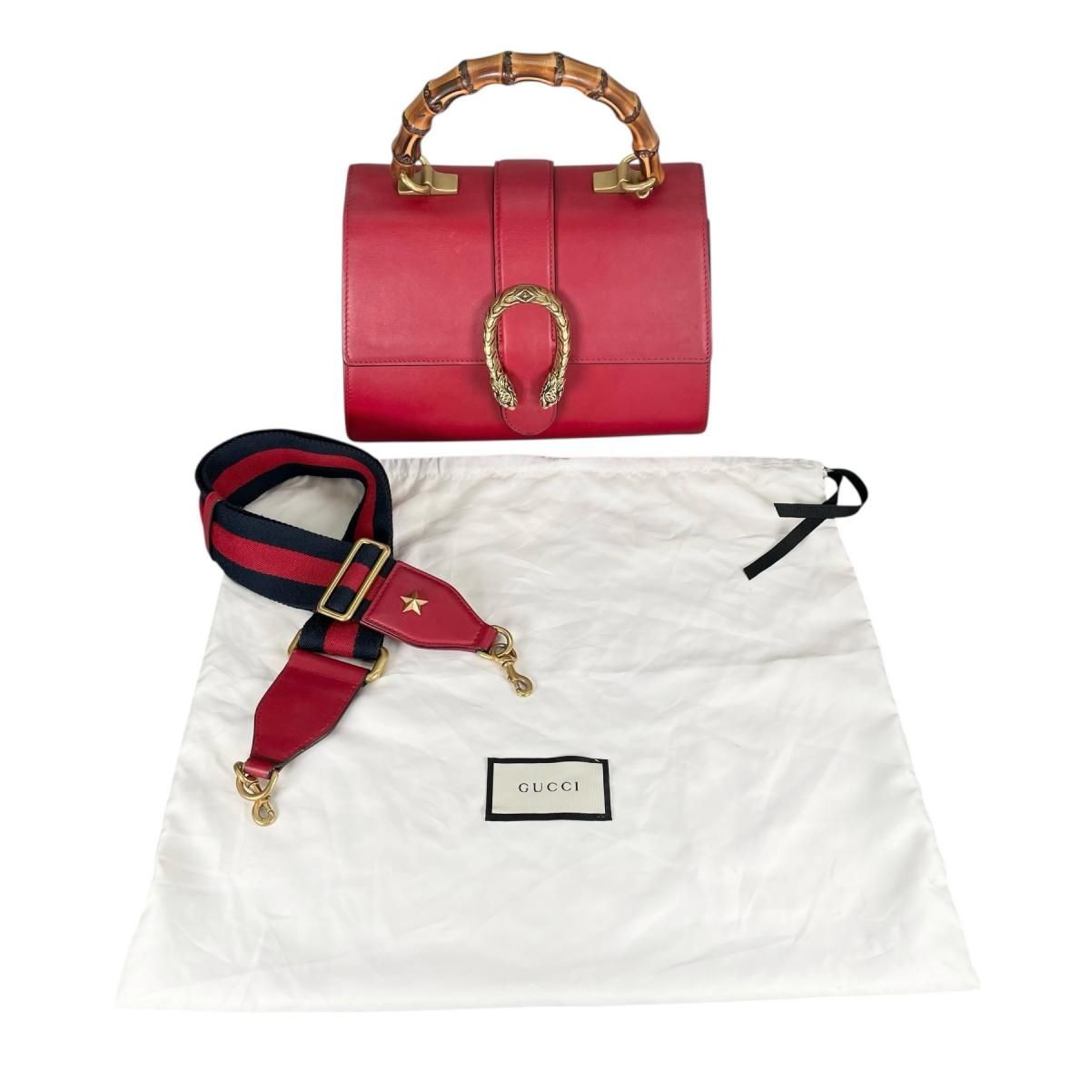 グッチ 448075 ハンドバッグ レッド GUCCI バンブー ディオニュソス グッチ 448075 ハンドバッグ レッド GUCCI バンブー ディオニュソス