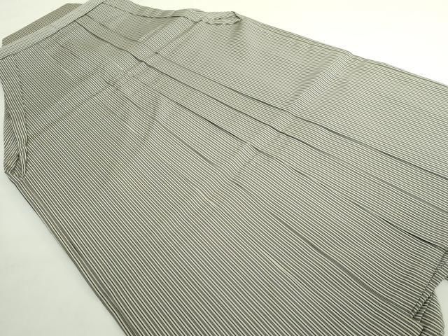 平和屋着物●極上 男性 馬乗り袴 縞 逸品 DZAB5090kh6