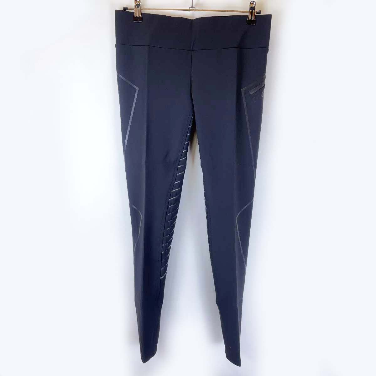 【未使用】エクイライン EQUILINE キュロット パンツ フルグリップ DONNA 42 ブラック N08726 レディース 乗馬 馬術 EQUILINE・エクイライン レディースキュロット