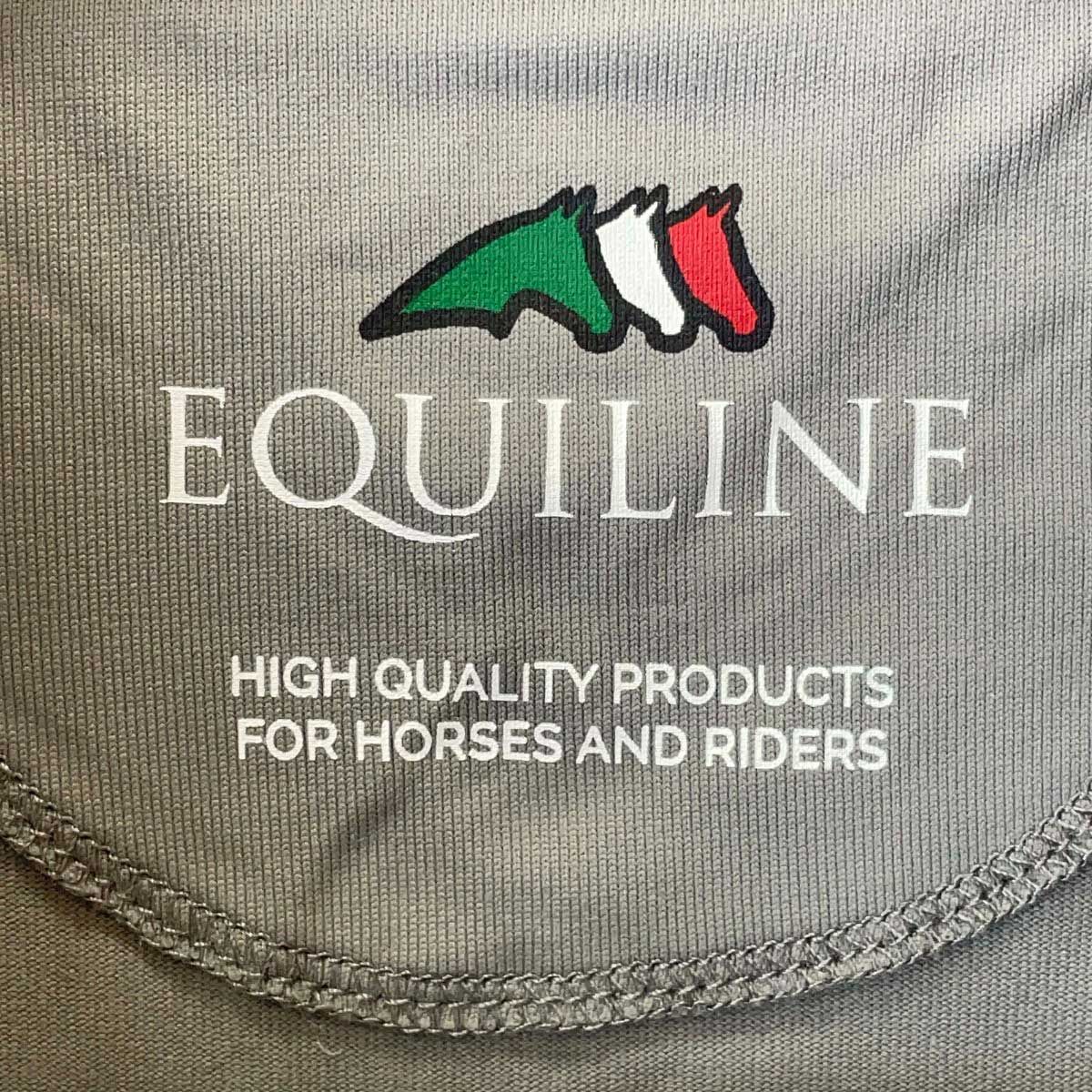 未使用】エクイライン EQUILINE 半袖 ポロシャツ S グレー H00821
