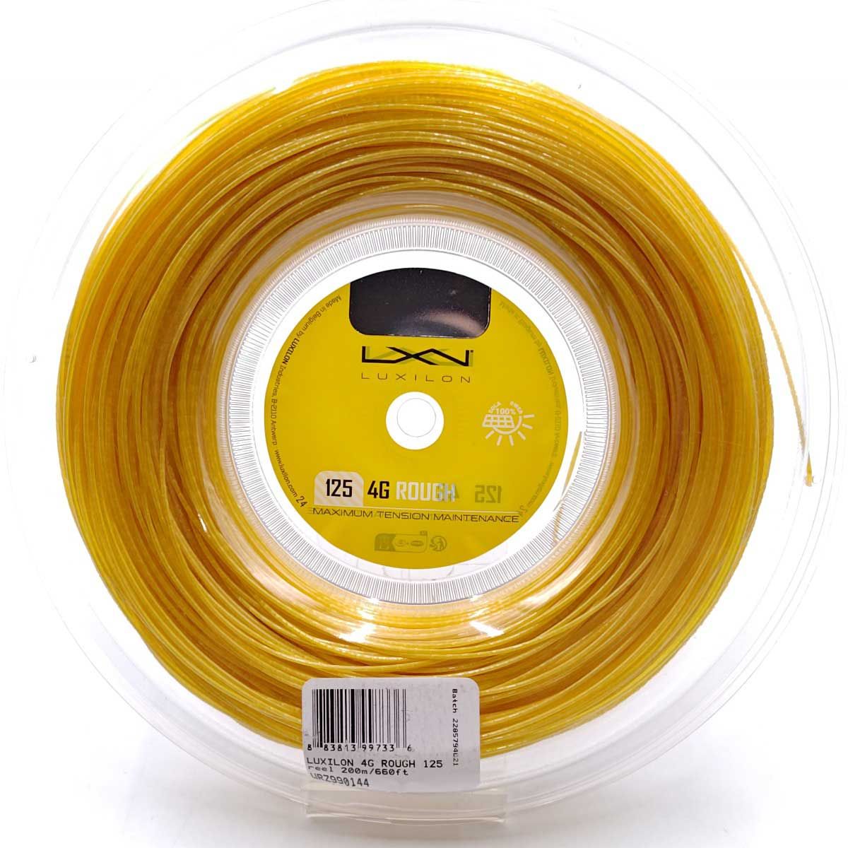 未使用】LUXILON ルキシロン 4G ROUGH 125 ラフ 硬式 テニス 