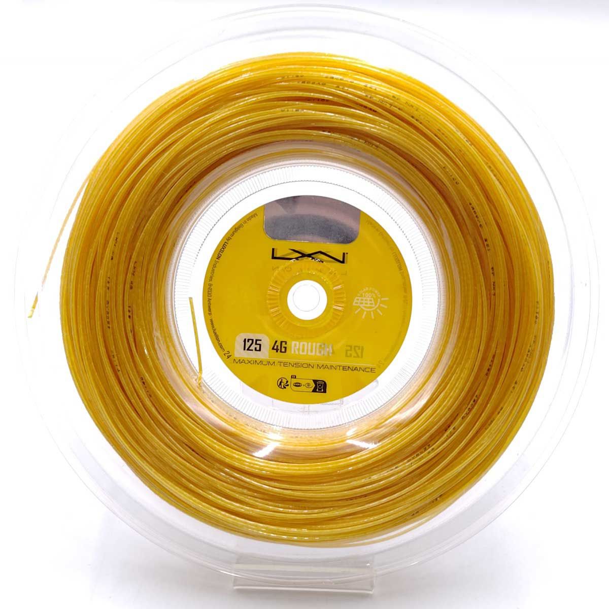 未使用】LUXILON ルキシロン 4G ROUGH 125 ラフ 硬式 テニス 