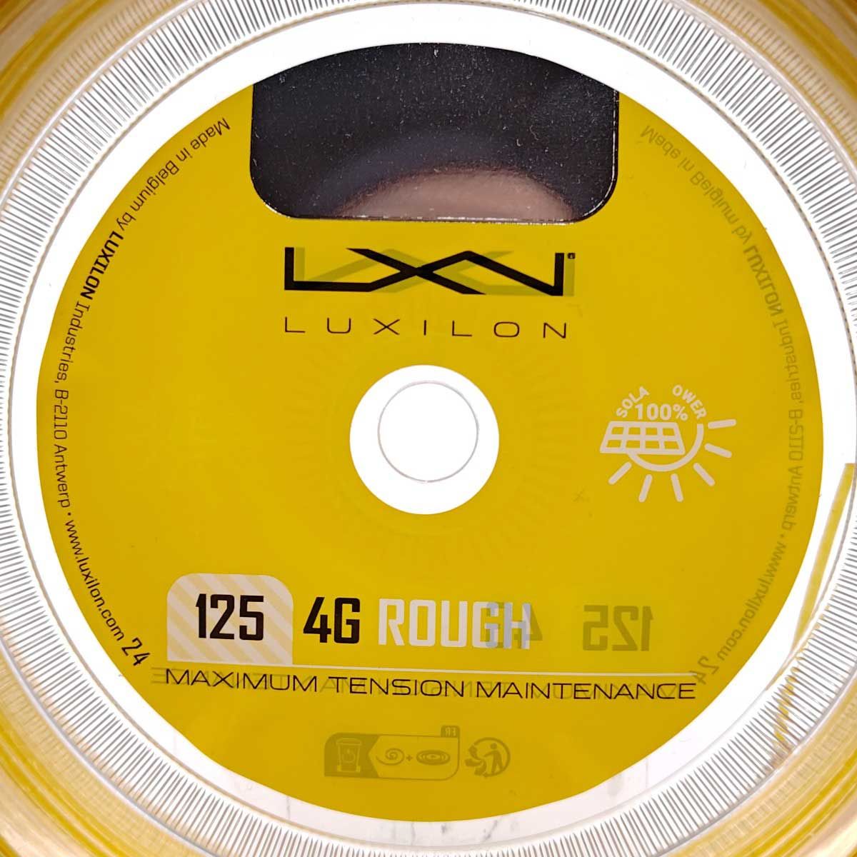 未使用】LUXILON ルキシロン 4G ROUGH 125 ラフ 硬式 テニス 