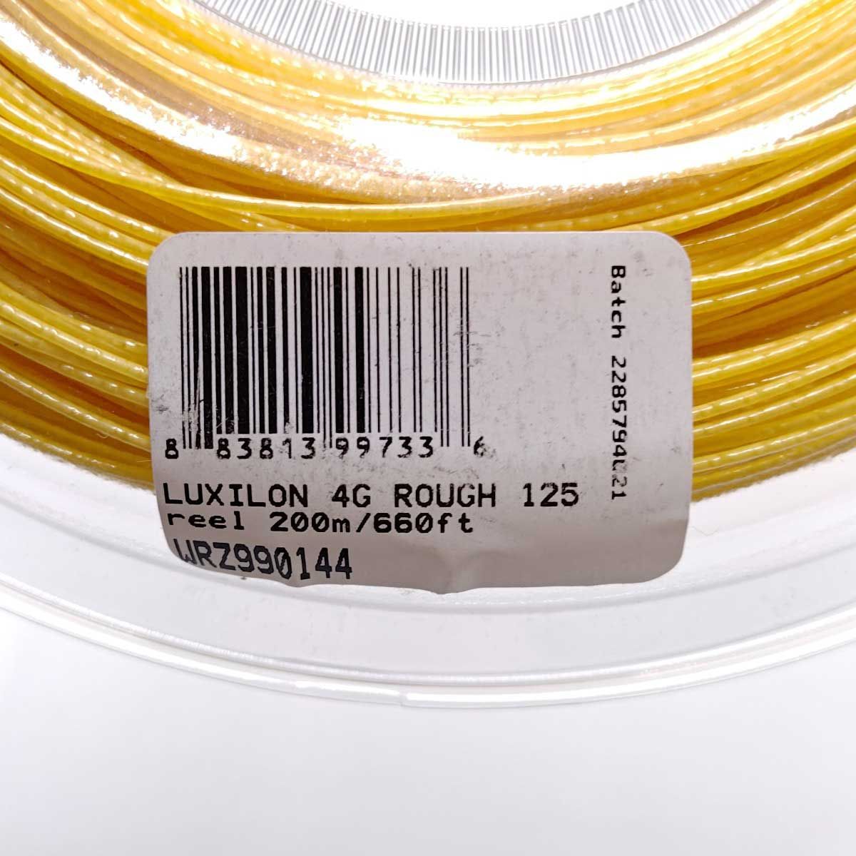 未使用】LUXILON ルキシロン 4G ROUGH 125 ラフ 硬式 テニス 