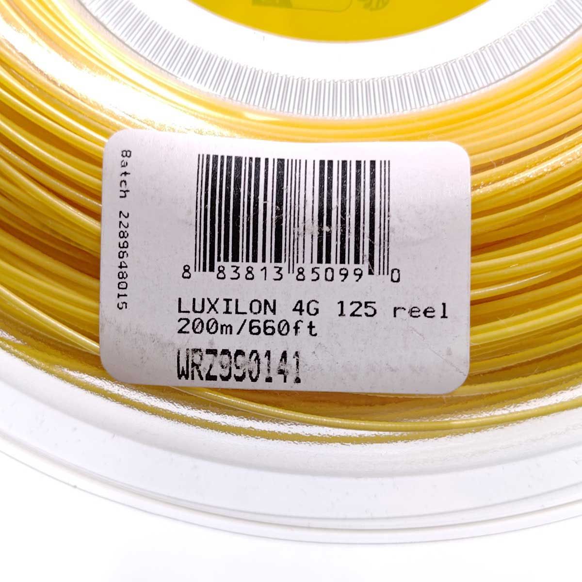 未使用】LUXILON ルキシロン 4G リール reel 125 硬式 テニス 
