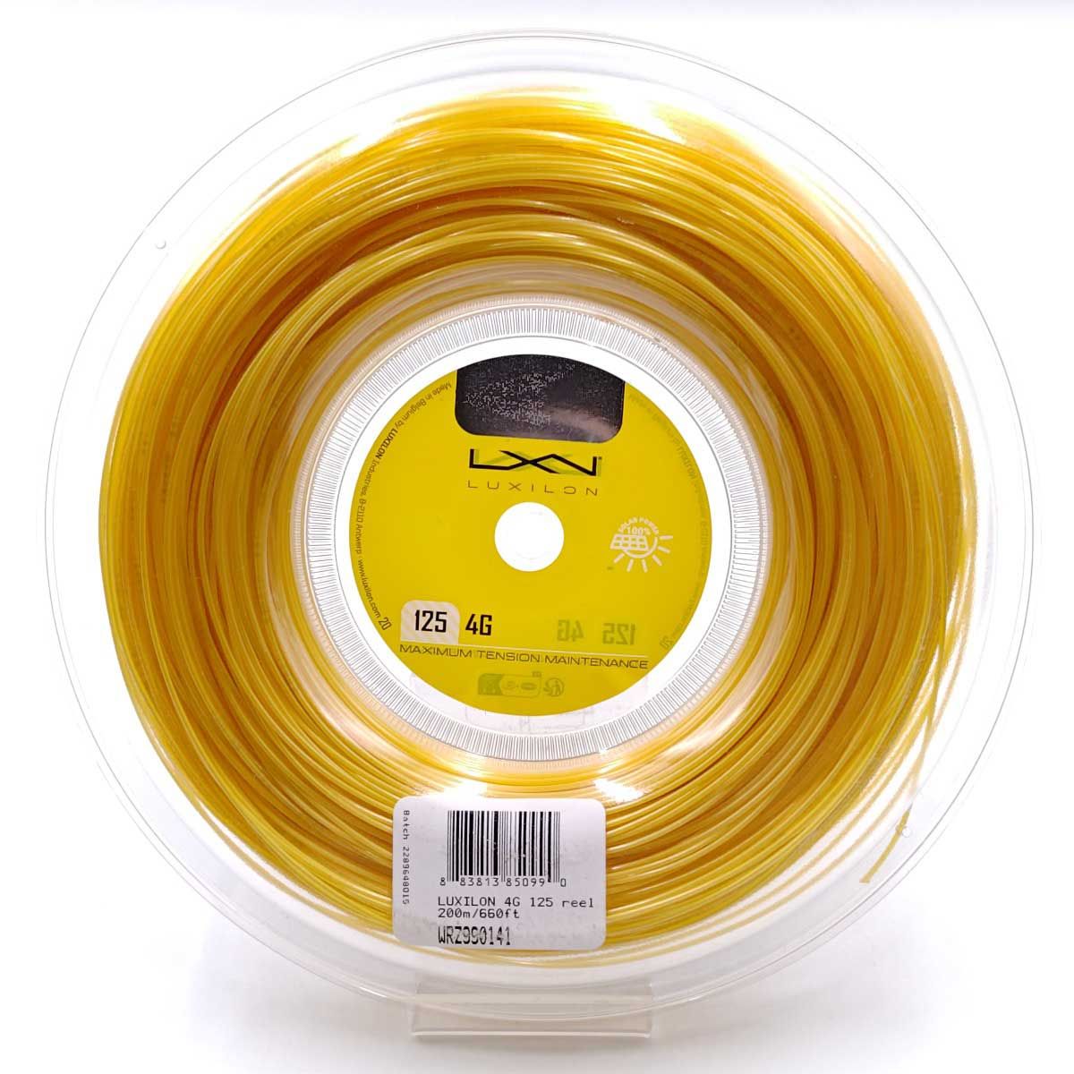 未使用】LUXILON ルキシロン 4G リール reel 125 硬式 テニス 