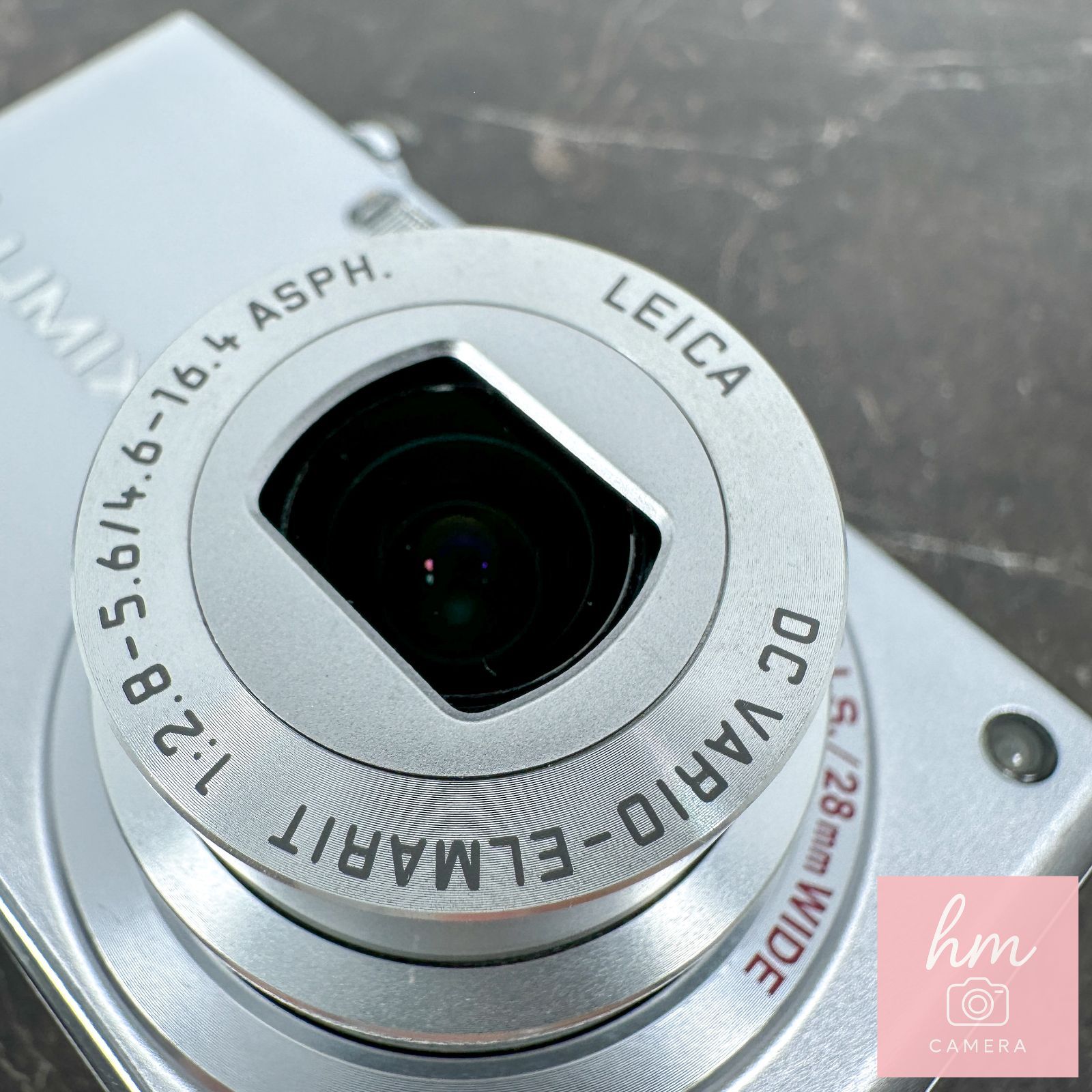 Panasonic LUMIX DMC-FX33 シルバー 810万画素 28mm広角 LEICAレンズ 