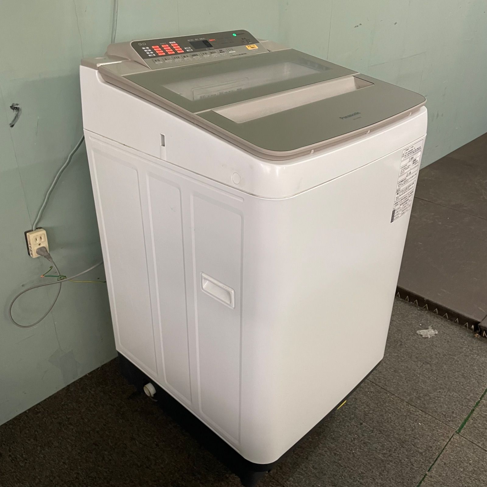 ♭ Panasonic 洗濯機 NA-FA90H6 2018年製 9キロ - メルカリ