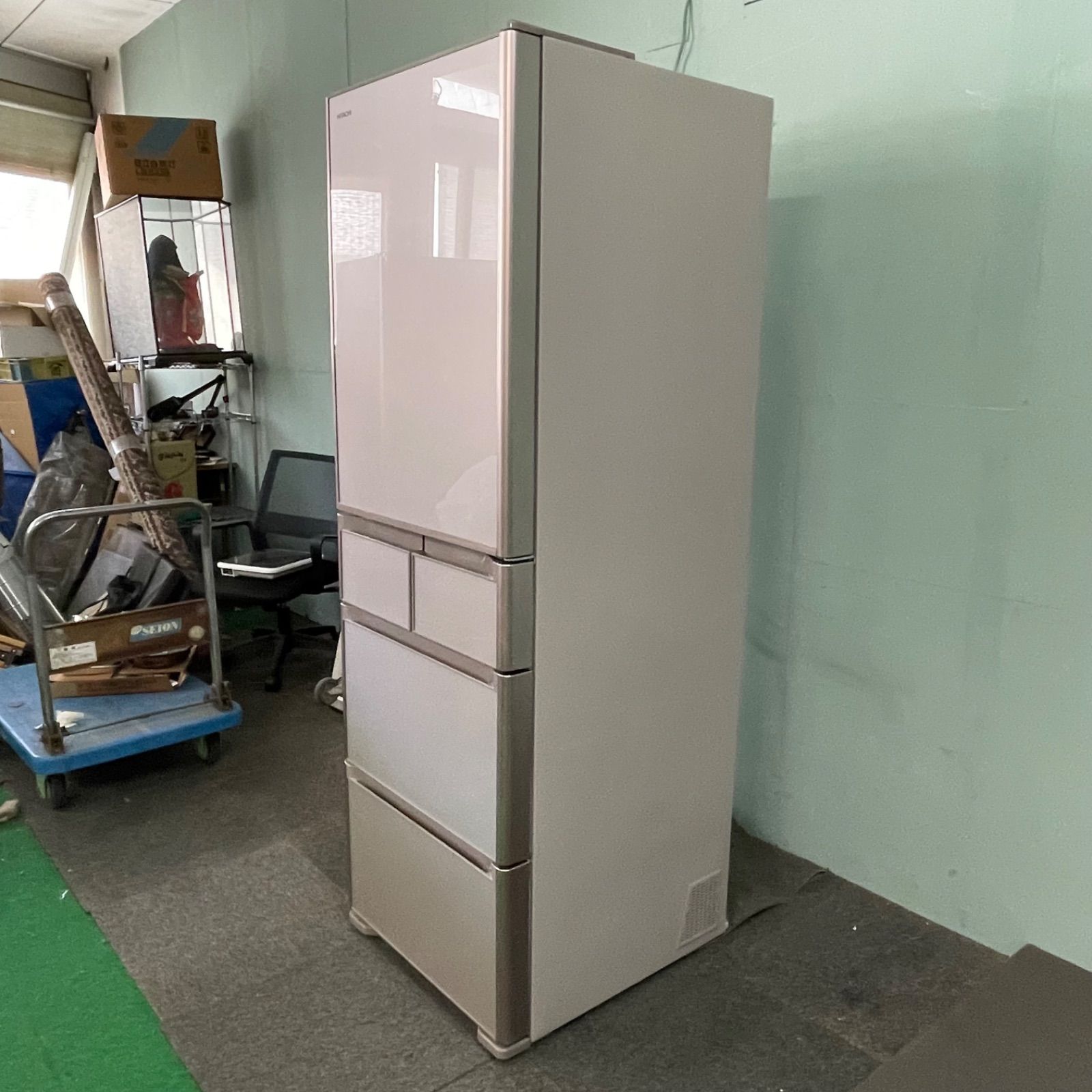 ♭ HITACHI 冷凍冷蔵庫 R-S4000H(XW) 401L 2017年製 - メルカリ