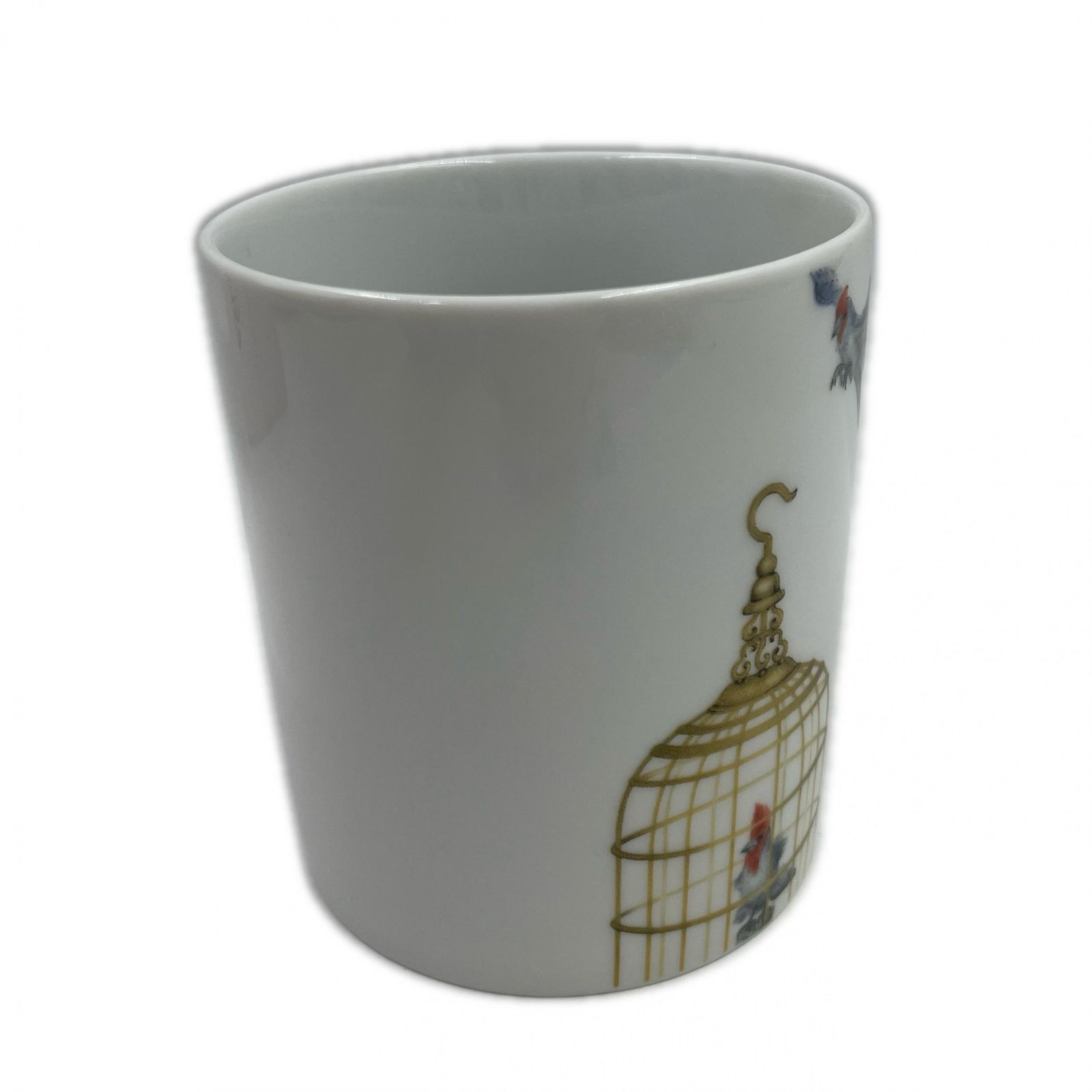 Meissen マイセン マグカップ 鳥かご 食器 磁器 ホワイト 新古品 