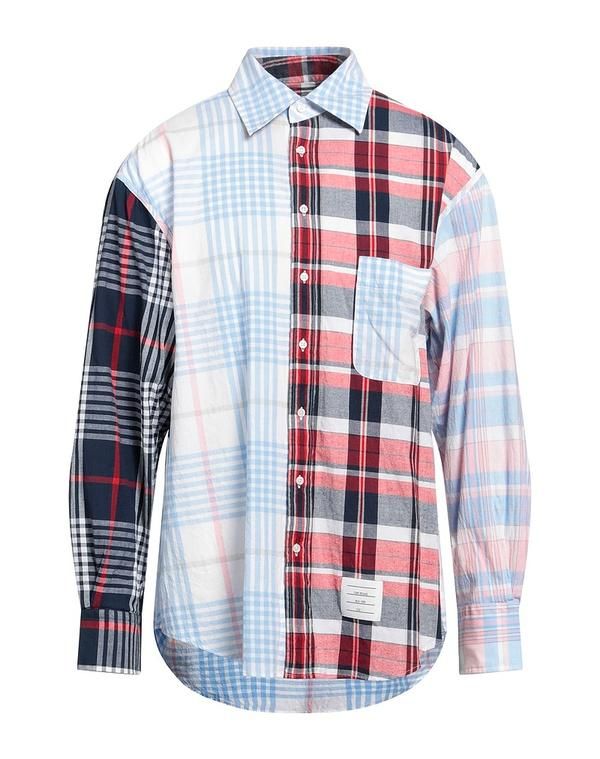 THOM BROWNE チェック柄シャツ サイズ3 得価，低価 トムブラウン メンズ トップス シャツ THOM BROWNE