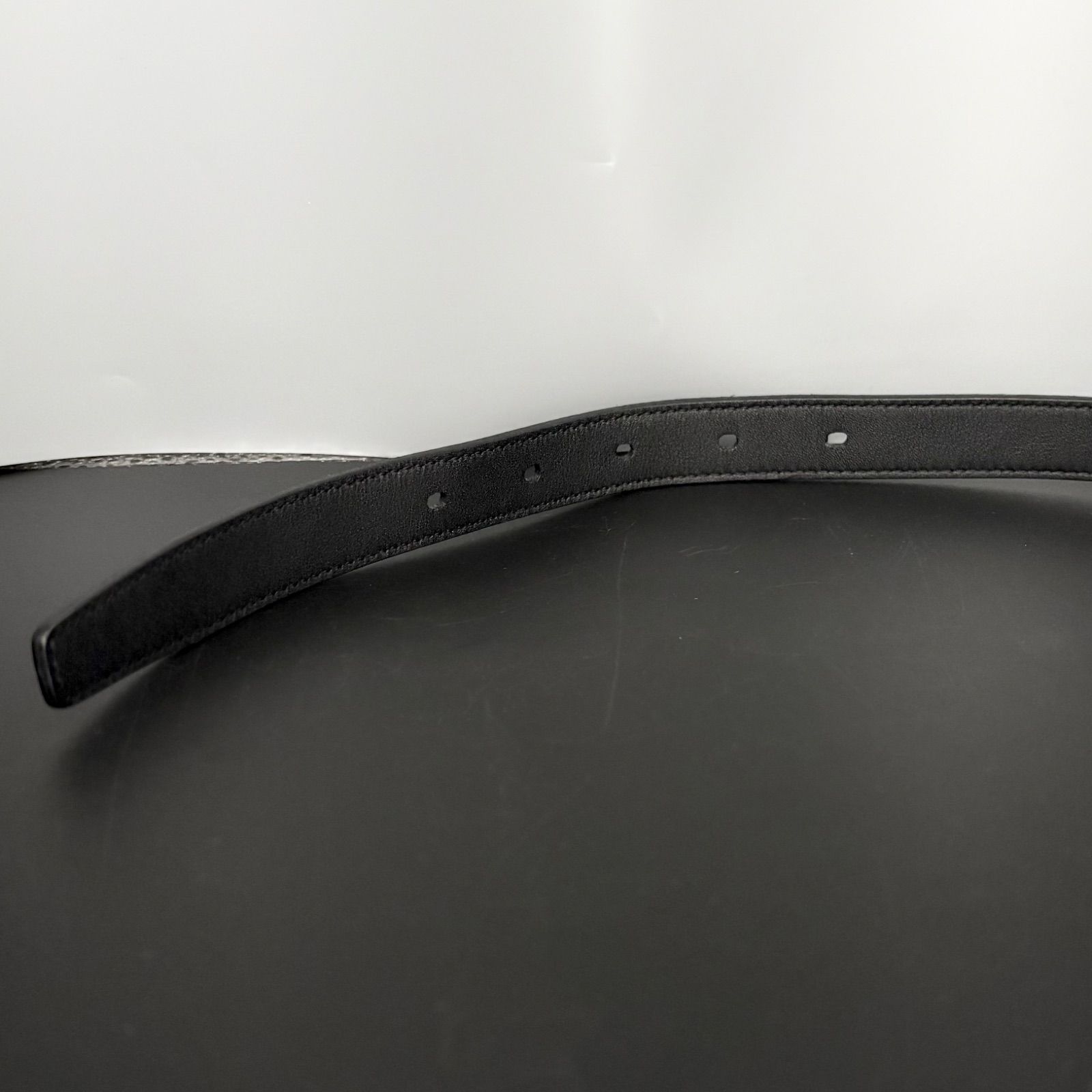 極美品 サンローラン SAINT LAURENT PARIS ナローベルト レザー