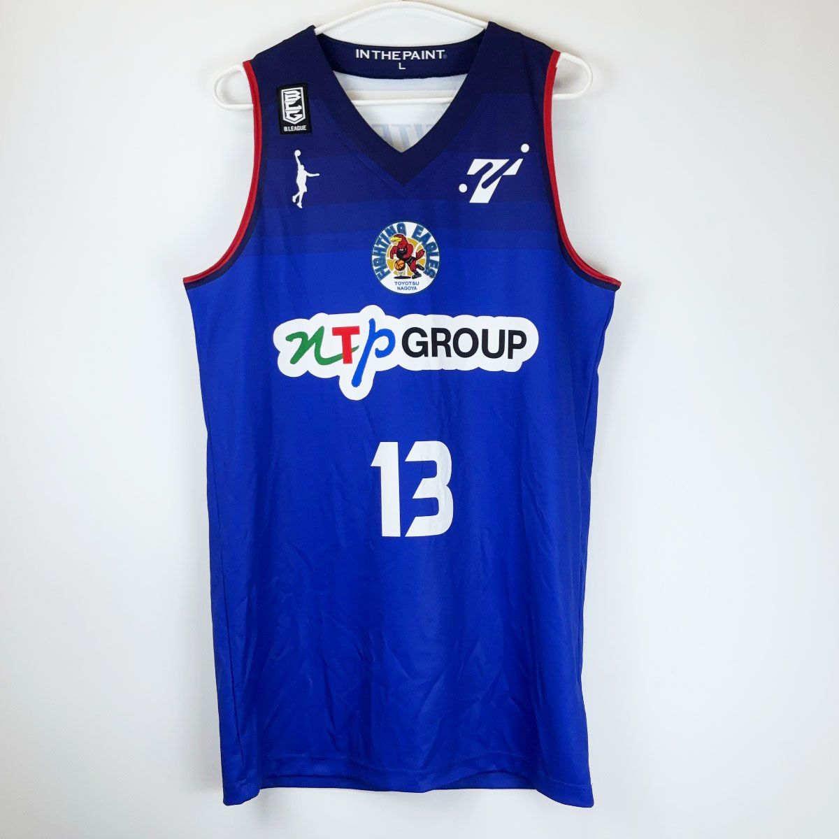 IN THE PAINT ファイティングイーグルス名古屋 オーセンティックジャージ #13 中村治陸 L Bリーグ バスケット ユニフォーム IN THE PAINT ファイティングイーグルス名古屋 オーセンティック
