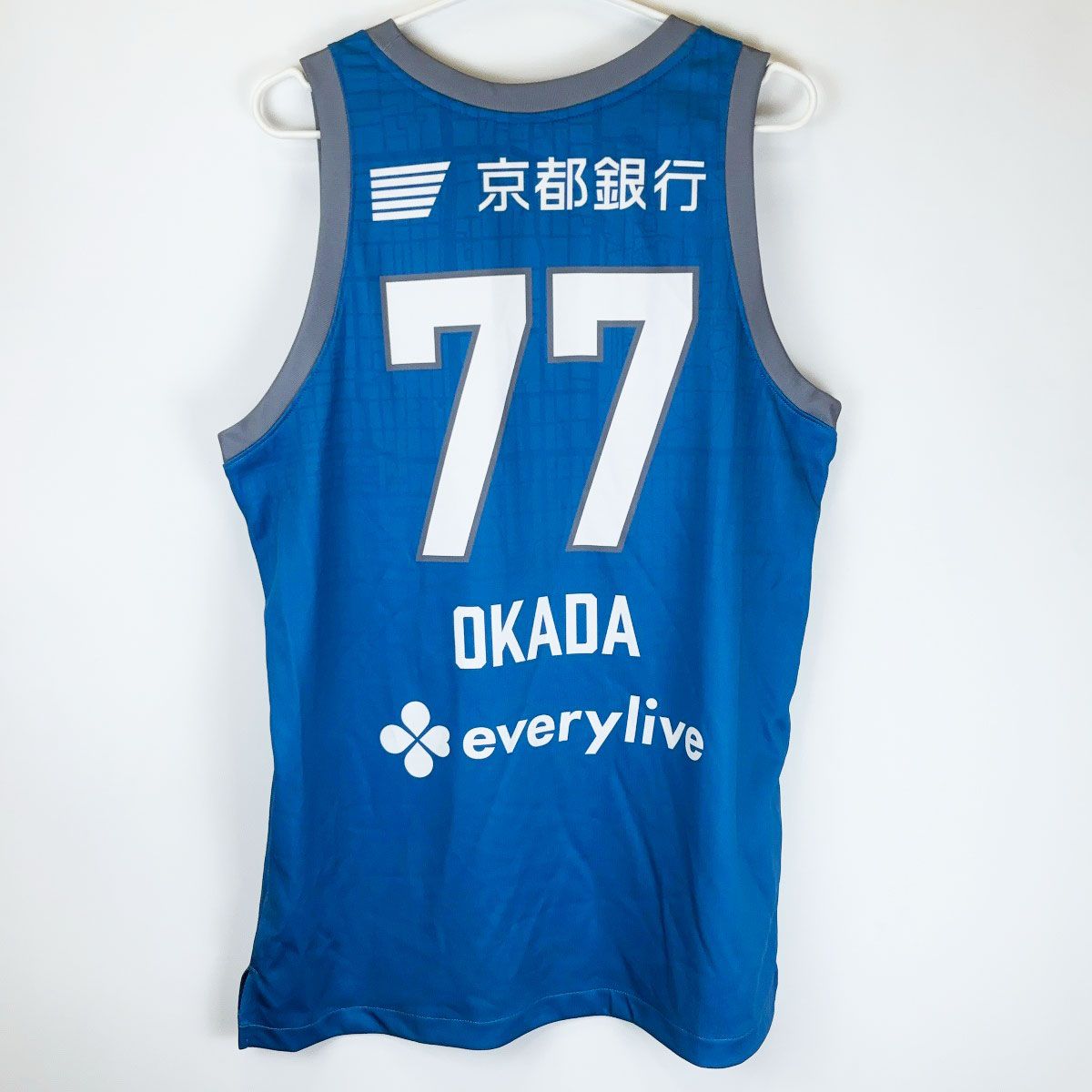TRES 京都ハンナリーズ オーセンティックジャージ #77 岡田侑大 O Bリーグ バスケット ユニフォーム TRES 京都ハンナリーズ オーセンティックジャージ #77 岡田侑大 O B