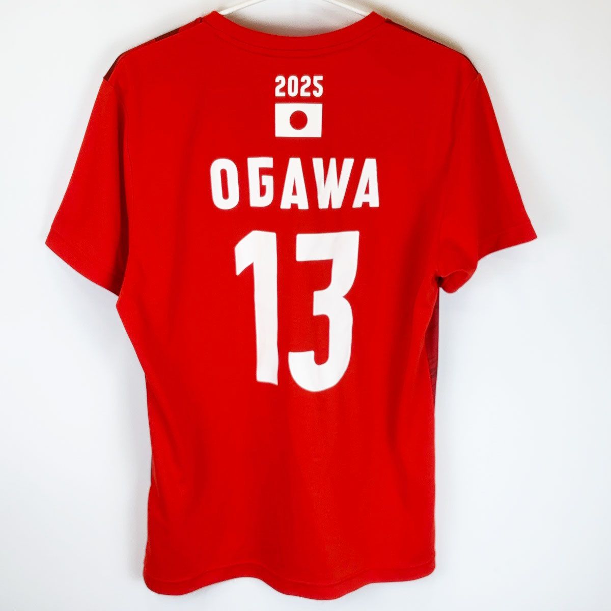 アシックス バレー応援Tシャツ #13 小川智大 日本代表 2025 L asics