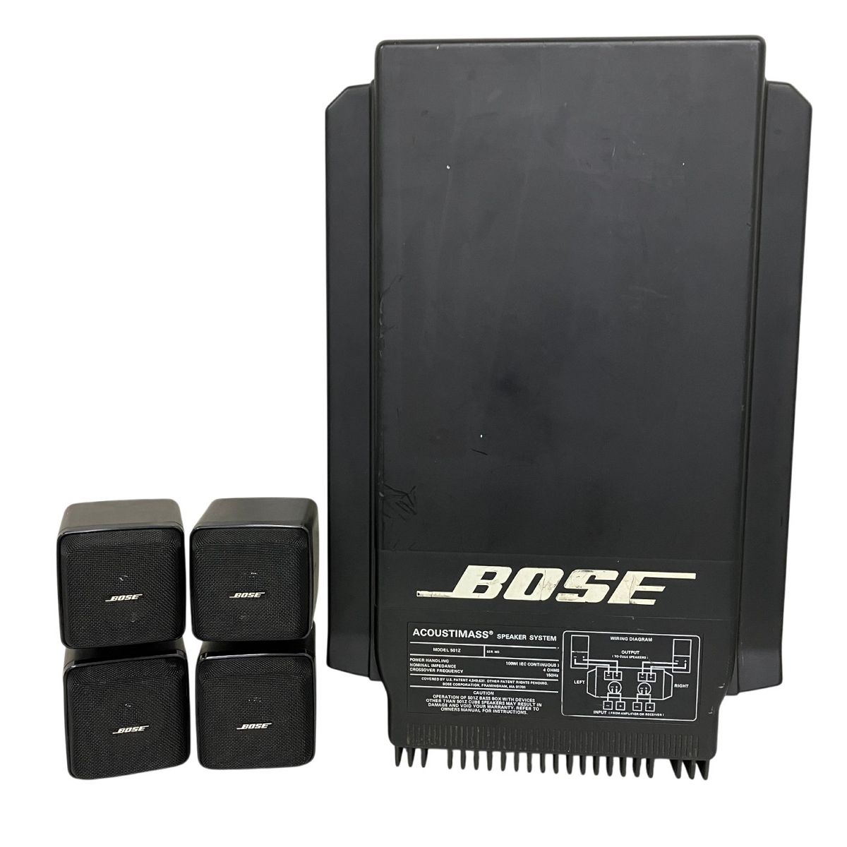 BOSE 501Z スピーカーシステム キューブスピーカー オーディオ機器 