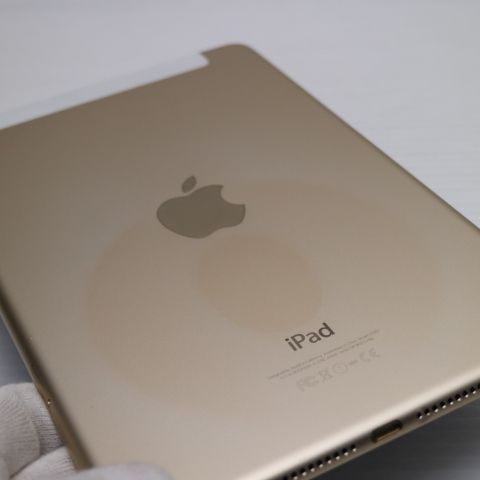 超美品 SIMフリー iPad mini 4 Cellular セルラー 16GB ゴールド 即日 