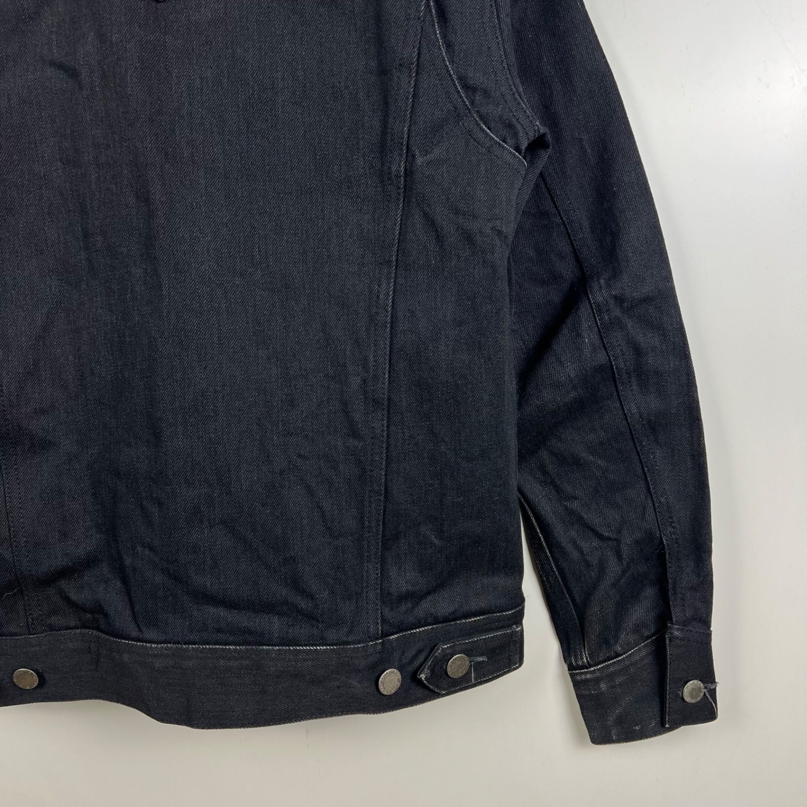 RUDE GALLERY horse hide × rigid black denim jacket 3 ルード 