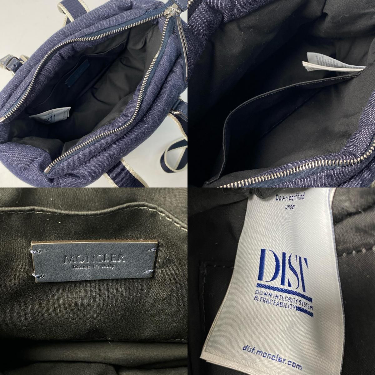 美品 モンクレール MONCLER ミニカラドッグ 2way ショルダーバッグ 