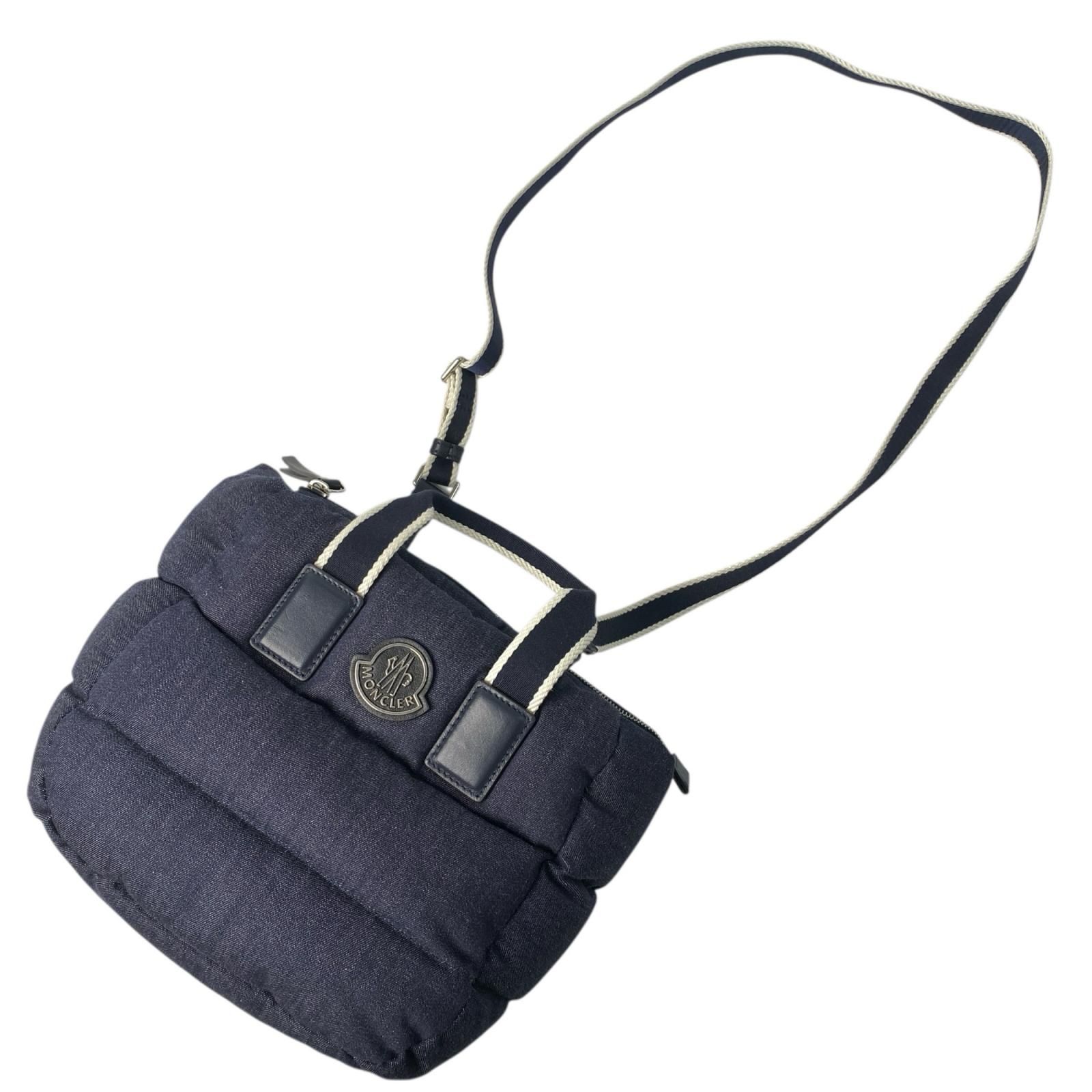 美品 モンクレール MONCLER ミニカラドッグ 2way ショルダーバッグ 