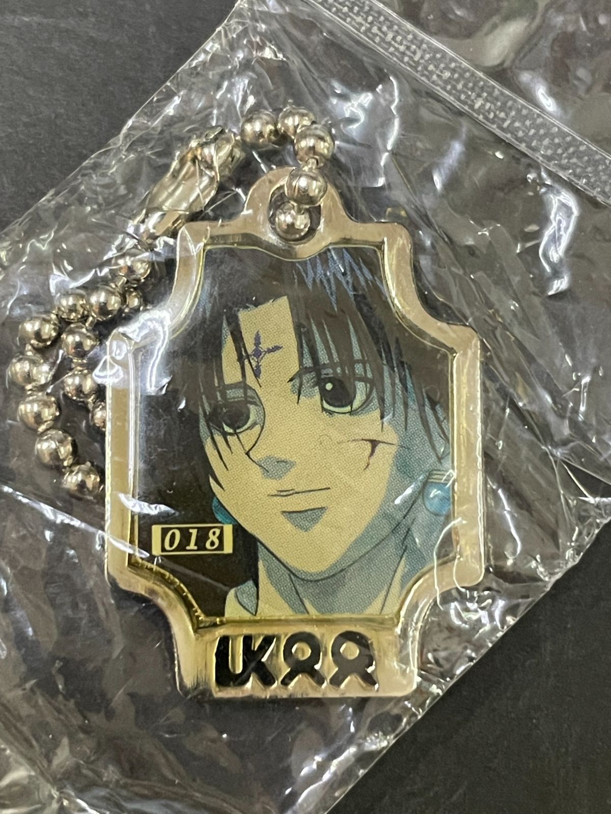 ビジュアルメタル HUNTER × HUNTER メタルチャーム 【公式通販】 ビジュアルメタル クロロ HUNTER×HUNTER クロロ キーホルダー・アクリルキーホルダー