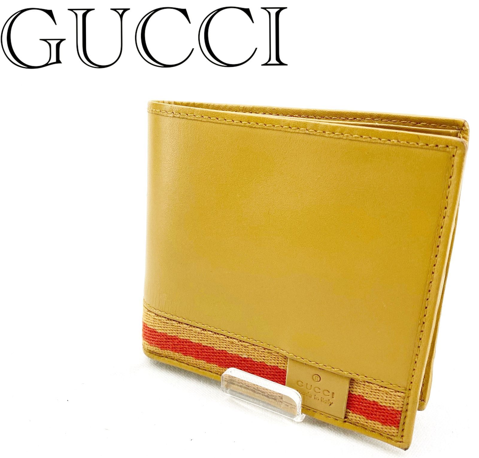 GUCCI グッチ シェリーライン 2つ折り財布 034 2129 1031_254067