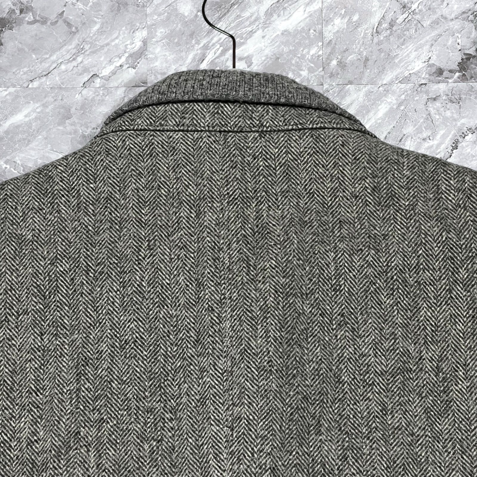 極美品 大きいサイズ Corneliani ID コルネリアーニ ウールコート 