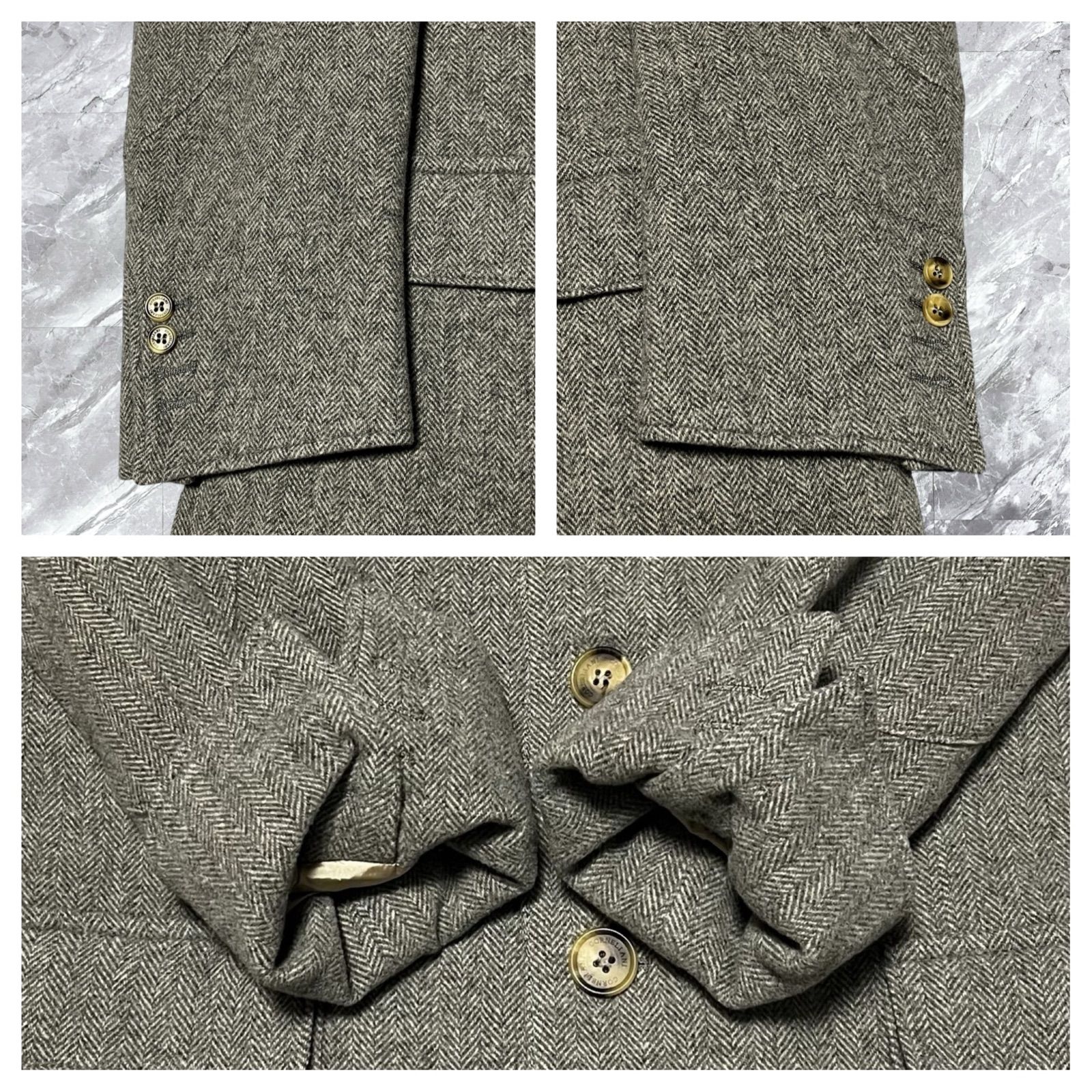 極美品 大きいサイズ Corneliani ID コルネリアーニ ウールコート 