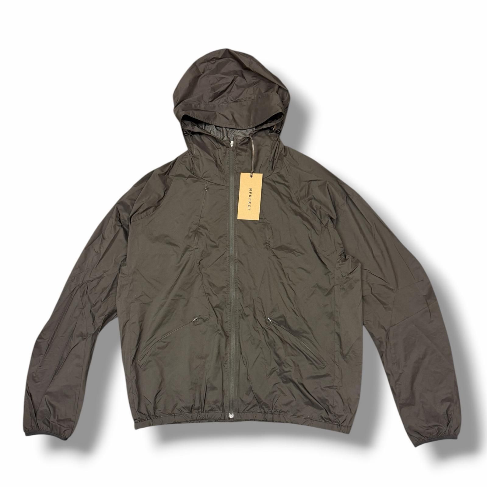 参考上代57200円 未使用 NVRFRGT PANELED LIGHT WEIGHT HOOD パネル