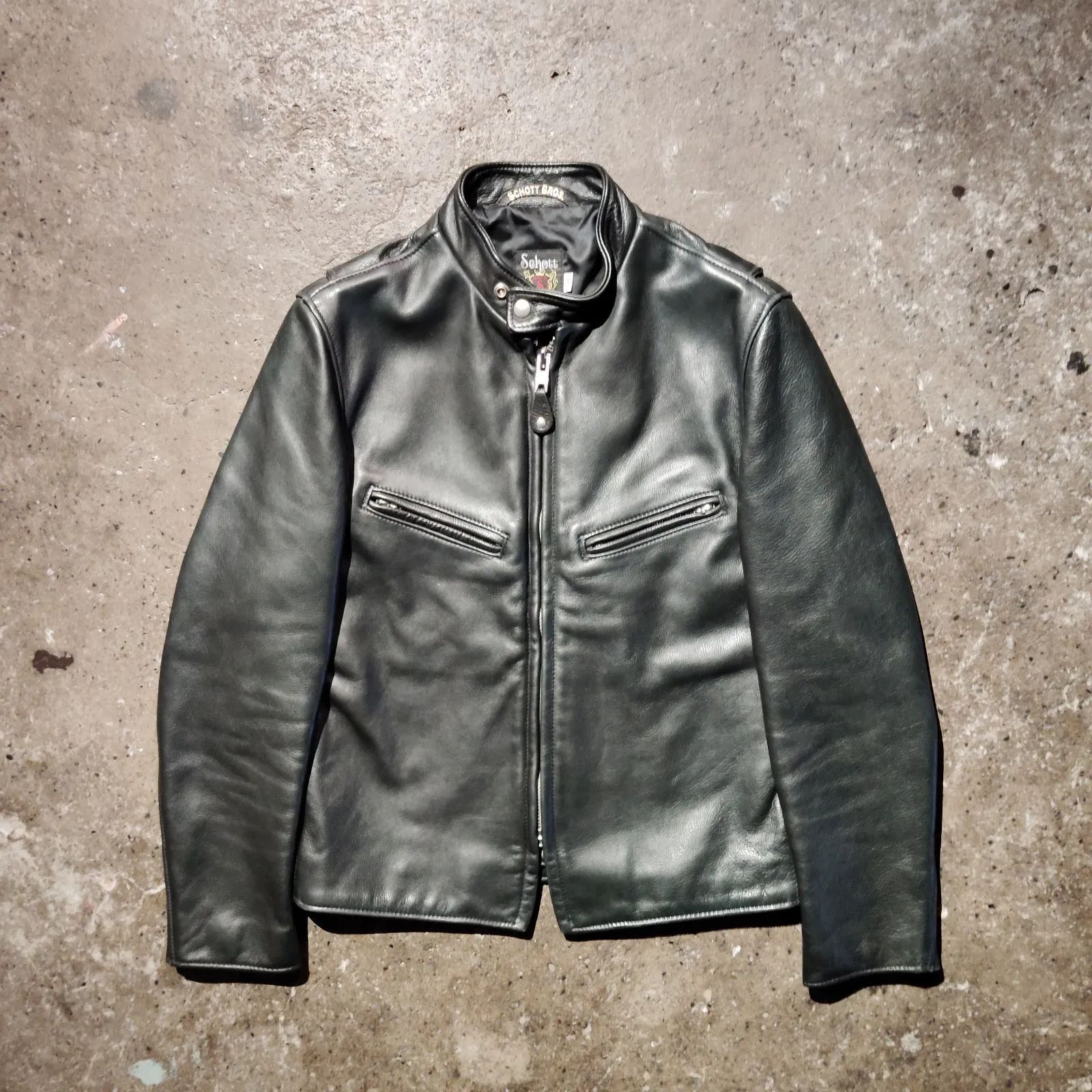 Schott 541XX CAFE RACER NEW NAKED 38 BLACK ショット No.7578 Schott 541XX CAFE RACER NEW NAKED 38 BLACK ショット No.7578