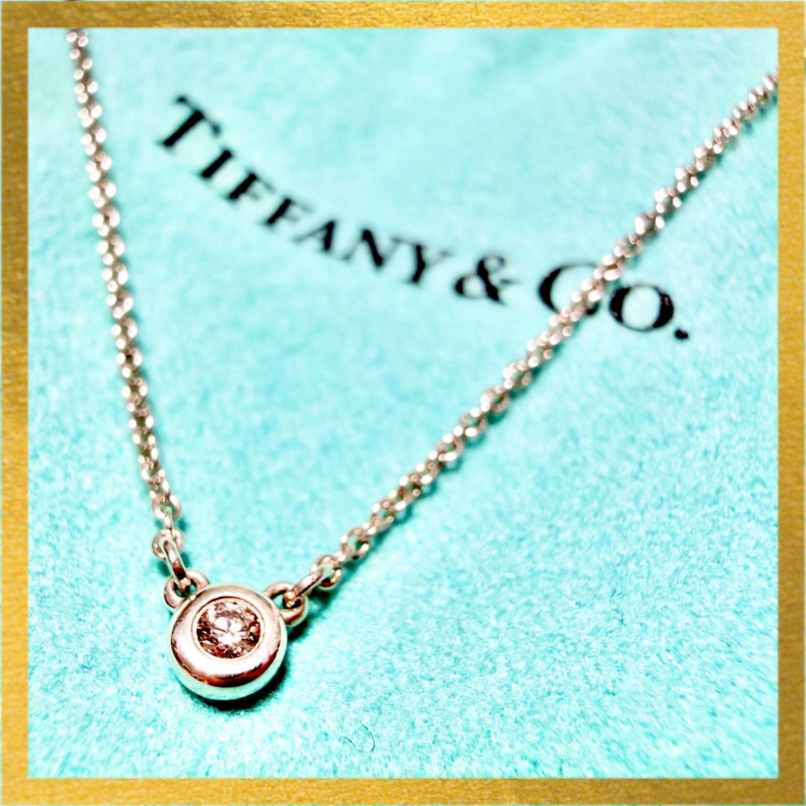 Tiffany&Co. バイザヤード ネックレス ダイヤモンド 925 保存袋 