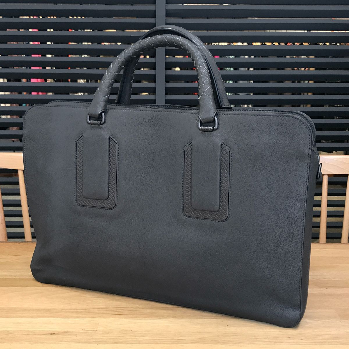美品 ボッテガヴェネタ イントレチャート ビジネスバッグ ブリーフ 