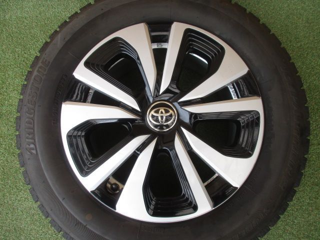 中古】 送料込み トヨタ純正 プリウス 195/65R15 スタッドレスタイヤ4 