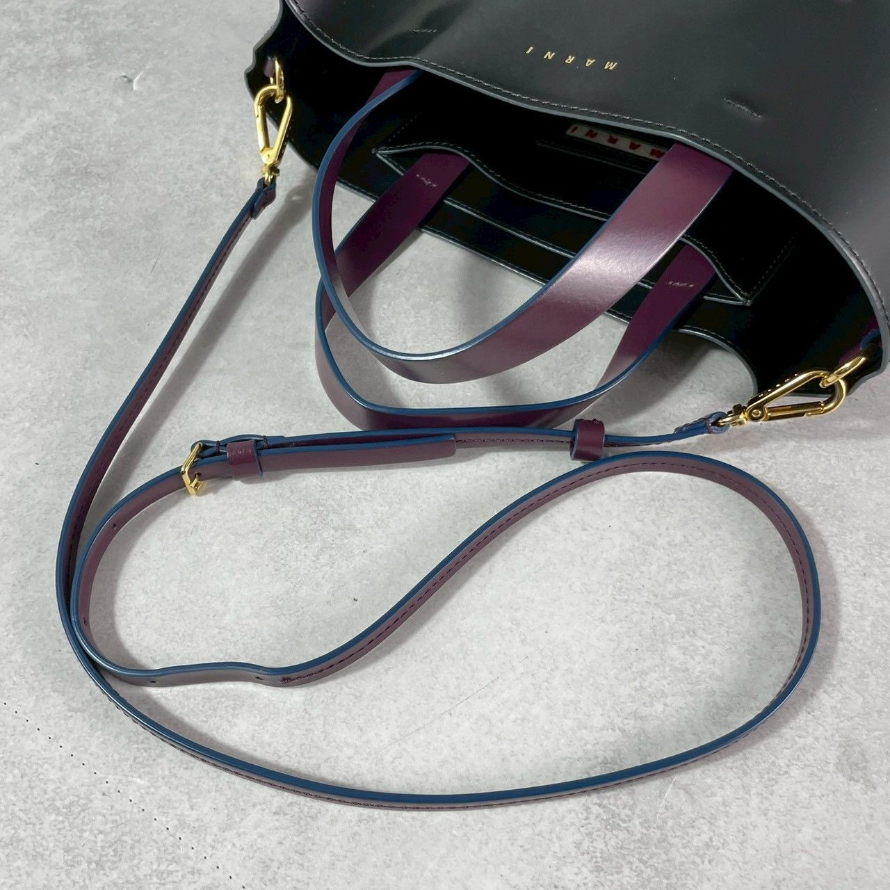 極美品✨マルニ MARNI BLACK MUSEO SMALL BAG ミュゼオ スモール