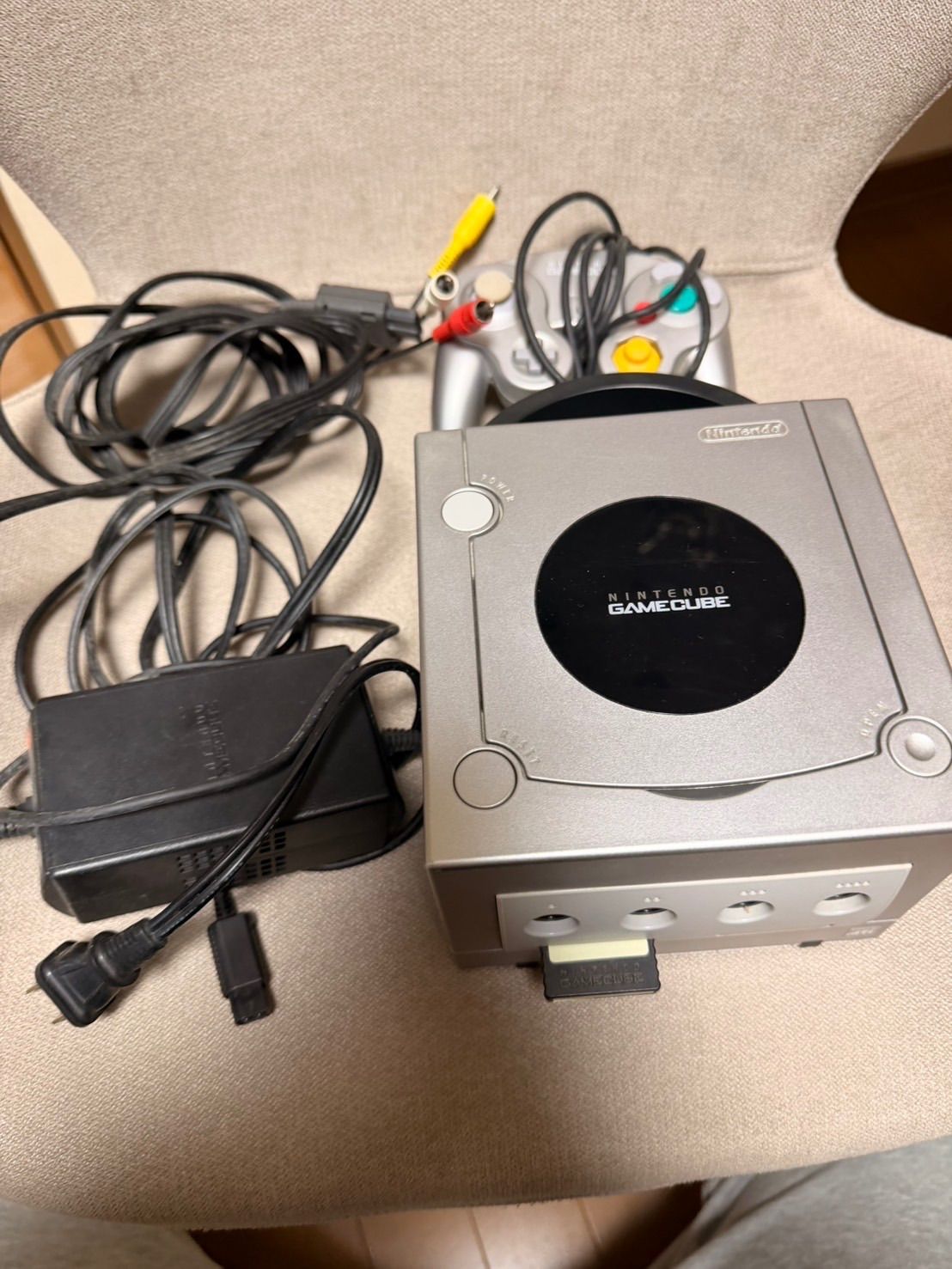 テレビゲーム 任天堂 ゲームキューブ 本体セット ソフト付 メモリー 