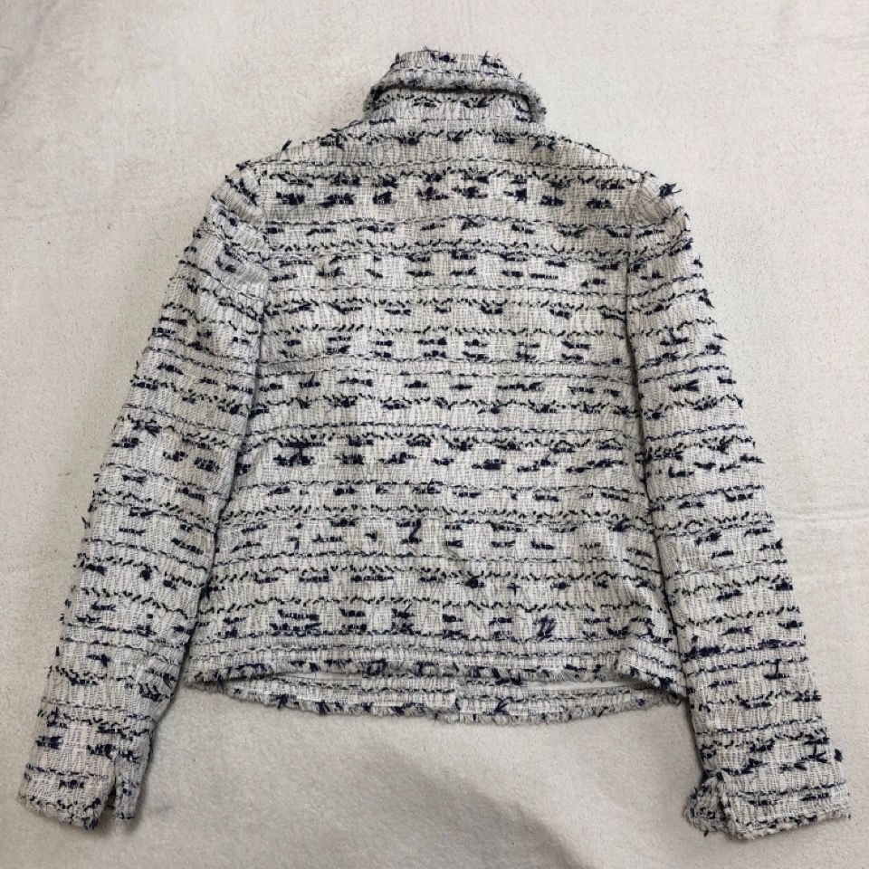 美品 Rene ルネ ツイード セットアップ ジャケット フリンジ スカート 