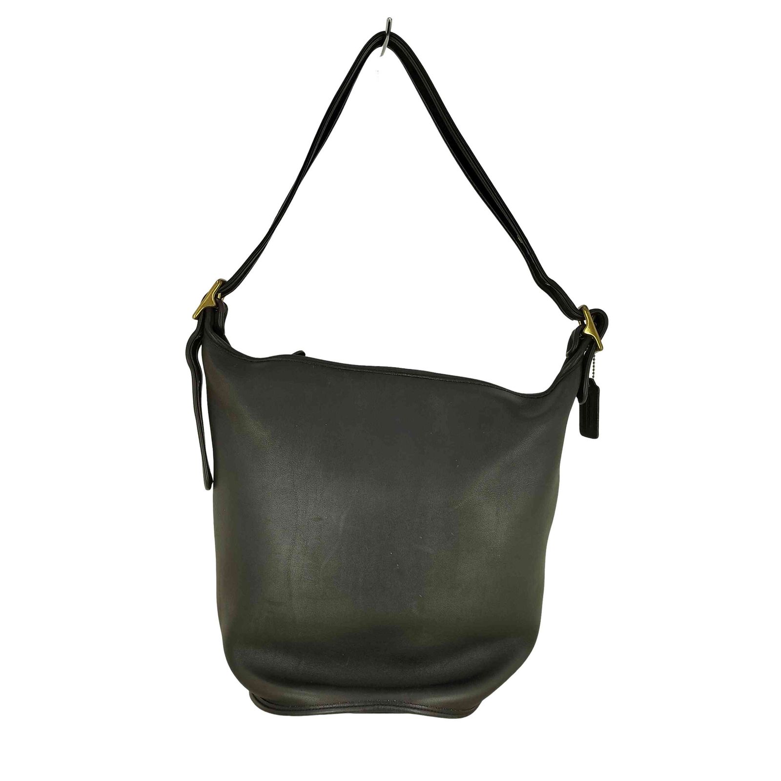 コーチ COACH 90s USA製 OLD COACH レザー バケツ型 ショルダーバッグ 