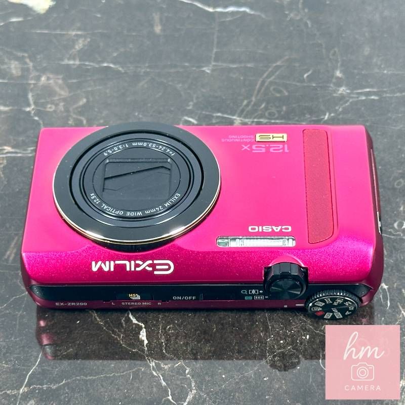 動作品 CASIO EXILIM EX-ZR200 ピンク コンデジ デジカメ 【公式通販】