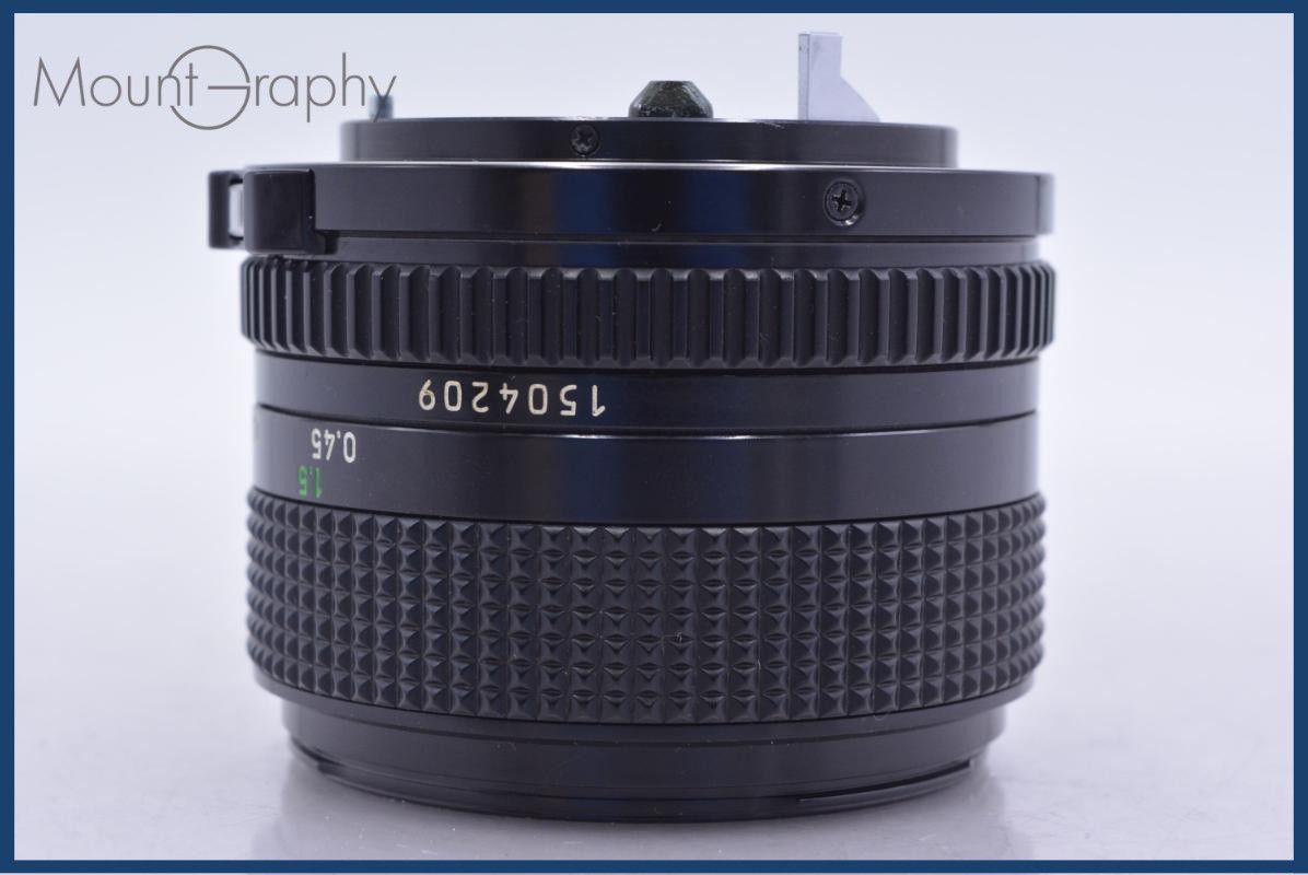 動作保証】 キヤノン Canon NEW FD 50mm F1.4 前後キャップ&レンズ