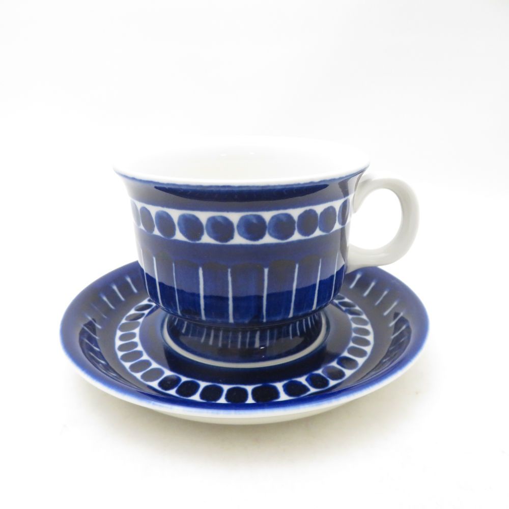 美品 ARABIA アラビア バレンシア コーヒーカップ＆ソーサー 珈琲 北欧 